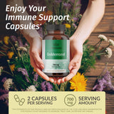HERBAMAMA Goldenseal Root Capsules side view