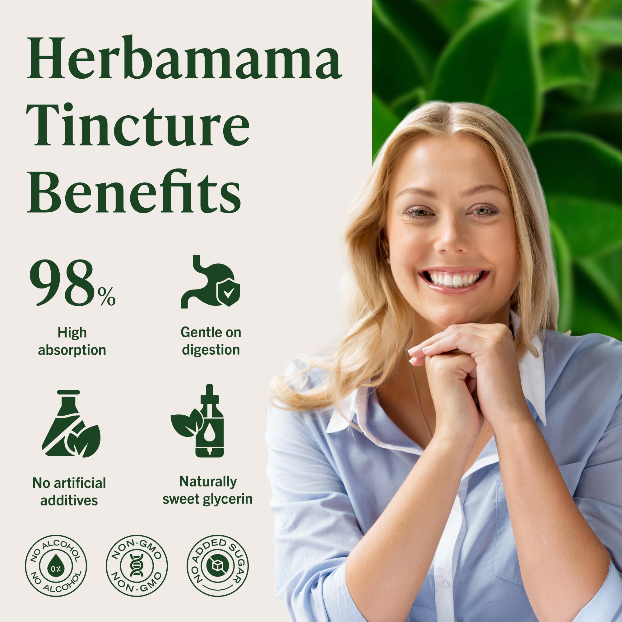 HERBAMAMA Gymnema Sylvestre Liquid Supplement packaging