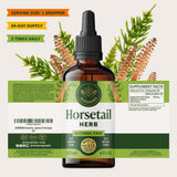 HERBAMAMA Horsetail Liquid Supplement 113g packaging details