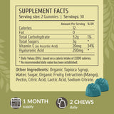 HERBAMAMA Hyaluronic Acid Gummies showing soft texture
