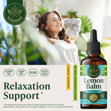 HERBAMAMA Lemon Balm Drops 272g bottle with dropper