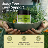 HERBAMAMA Liver Support Gummies packaging side view