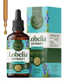 HERBAMAMA Lobelia Tincture front view with dropper