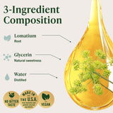 HERBAMAMA Lomatium Dissectum Tincture 285g in a lifestyle setting