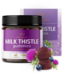 HERBAMAMA Milk Thistle Gummies front view with packaging