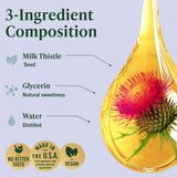 HERBAMAMA Milk Thistle Supplement 600mg ingredients list