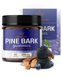 HERBAMAMA Pine Bark Extract Gummies front view with packaging