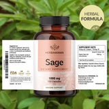 HERBAMAMA Sage Capsules close-up of the capsule