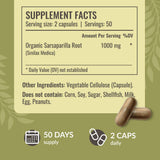 HERBAMAMA Sarsaparilla Capsules with dosage instructions