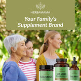 HERBAMAMA Sea Moss Capsules packaging dimensions and weight