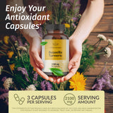 HERBAMAMA Turmeric Curcumin with Boswellia side view of the bottle