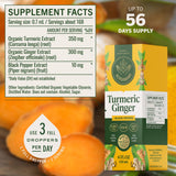 HERBAMAMA Turmeric Ginger Drops bottle side view