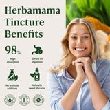 HERBAMAMA Turmeric Ginger Drops with fresh ginger and turmeric