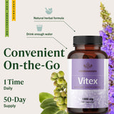 HERBAMAMA Vitex Chasteberry Capsules ingredients list