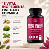 HerbaMe Ashwagandha Capsules showing the label and dosage information