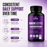 HerbaMe Daily Wellness & daily wellness Support Supplement on a wooden table