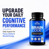HerbaMe Ginkgo Biloba supplement capsules on a wooden table