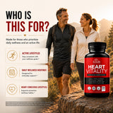 HerbaMe Heart Vitality supplement in a lifestyle setting