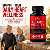 HerbaMe Heart Vitality supplement side view showing capsule size