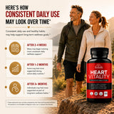 HerbaMe Heart Vitality supplement with measuring spoon