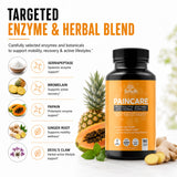 HerbaMe Multi-Enzymes Supplement on a wooden table