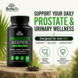 HerbaMe Saw Palmetto Supplement side view showing capsule