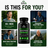 HerbaMe Saw Palmetto Supplement top view of the bottle