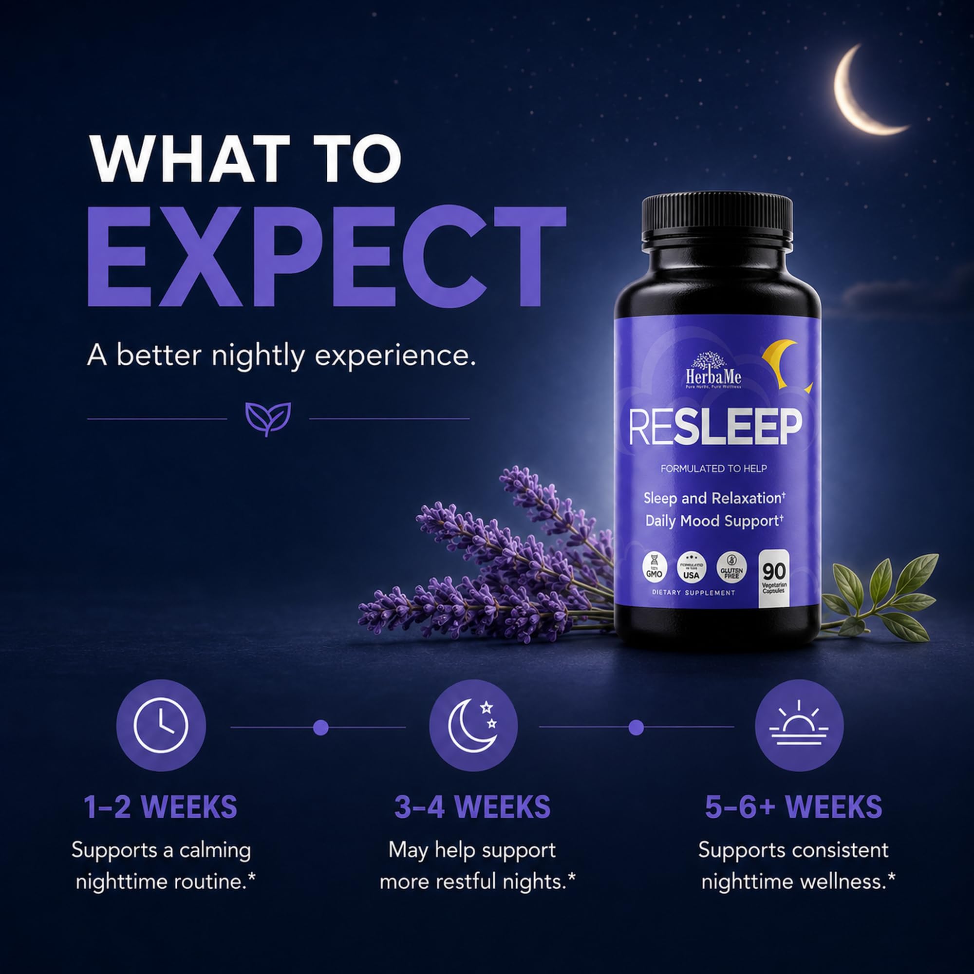 HerbaMe Sleep Aid packaging details