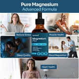 HERBANA MANUFACTURING Magnesium Liquid Drops bottle back view