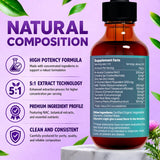 HERBANA MANUFACTURING Milk Thistle Liver Support Liquid Supplement ingredients close-up
