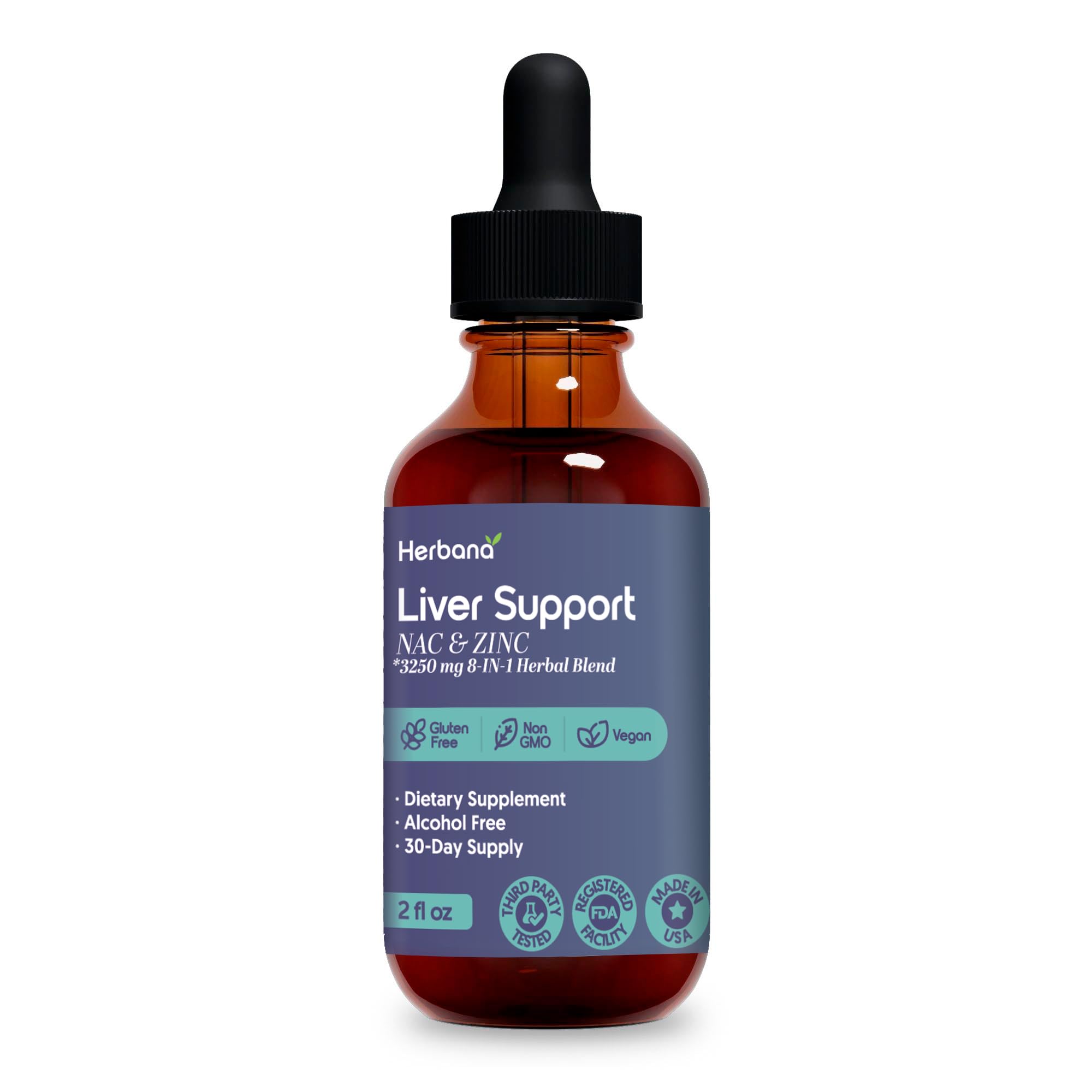 HERBANA MANUFACTURING Milk Thistle Liver Support Liquid Supplement lifestyle scene