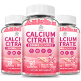 Herbance Calcium Citrate Gummies 1200mg front view with packaging