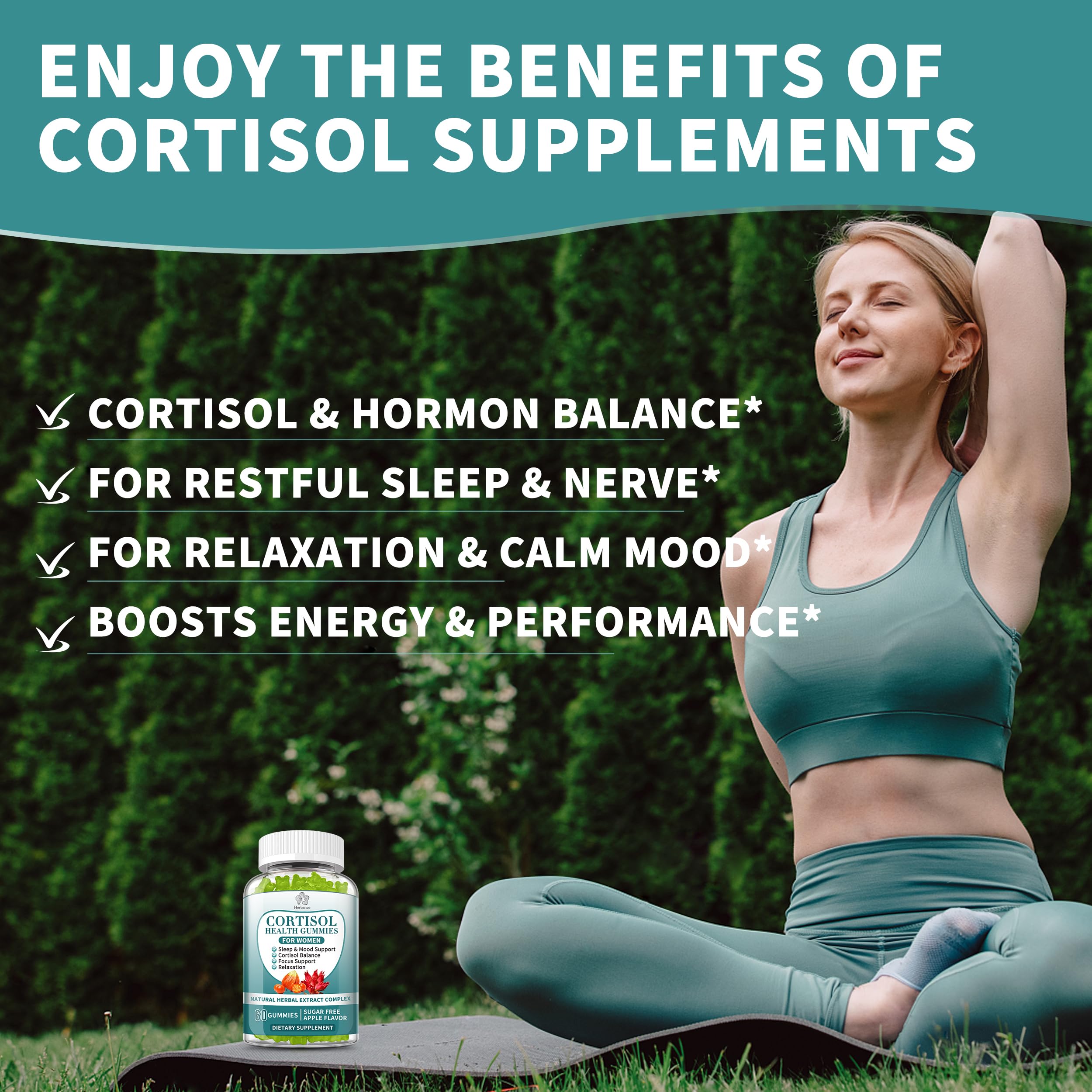 Herbance Cortisol Support Gummies ingredients list