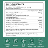 Herbance Moringa Liquid Drops 99g with ingredients list