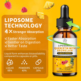 Herbance Quercetin Liquid Drops liquid dropper close-up