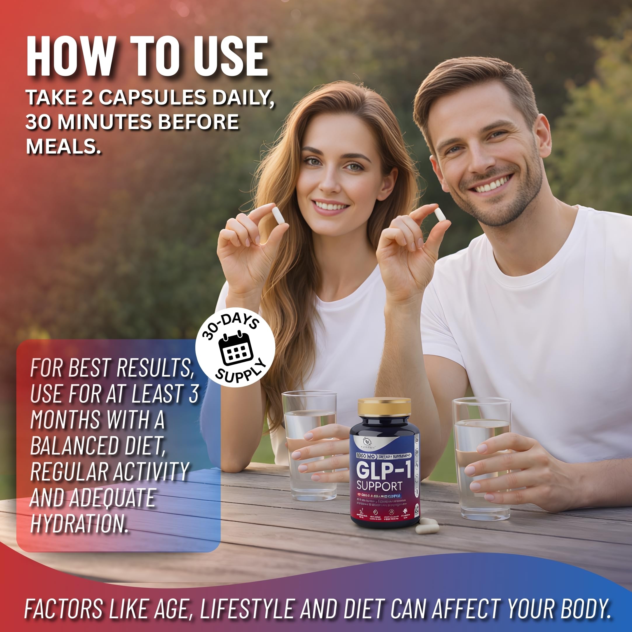 HerbaSpot GLP-1 Supplement 24-in-1 lifestyle scene