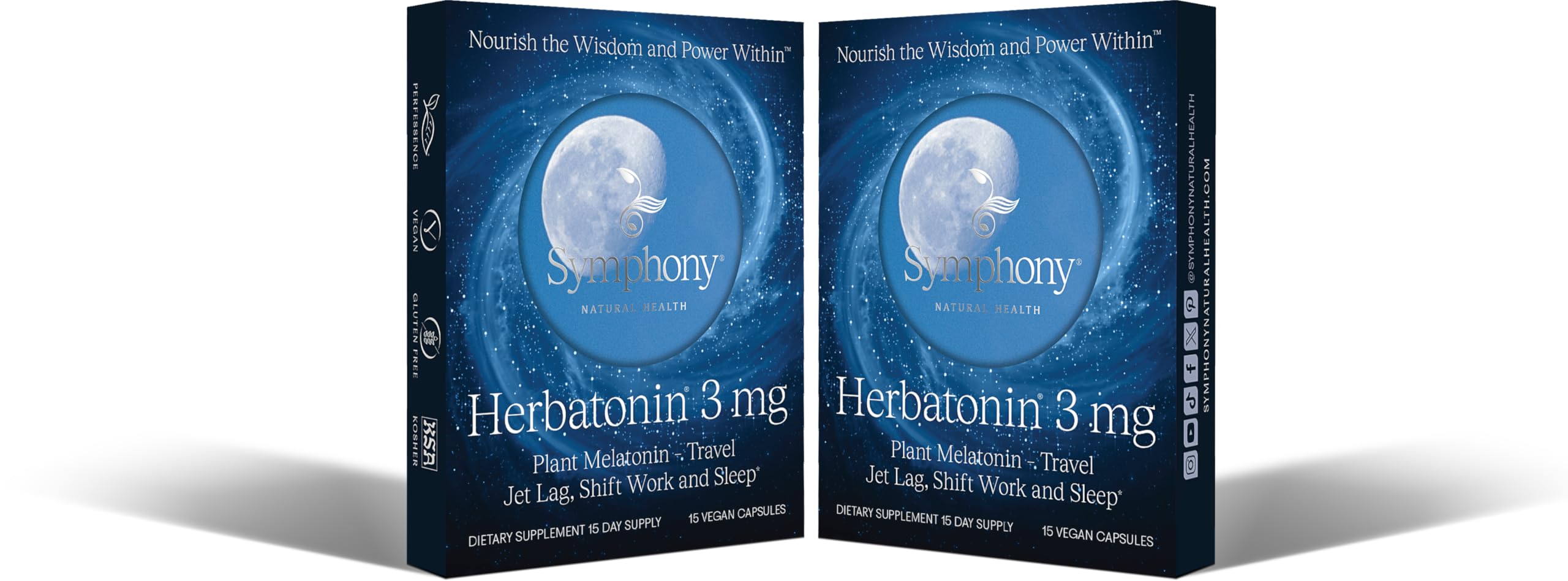 Herbatonin Plant-Based Melatonin Supplement front view