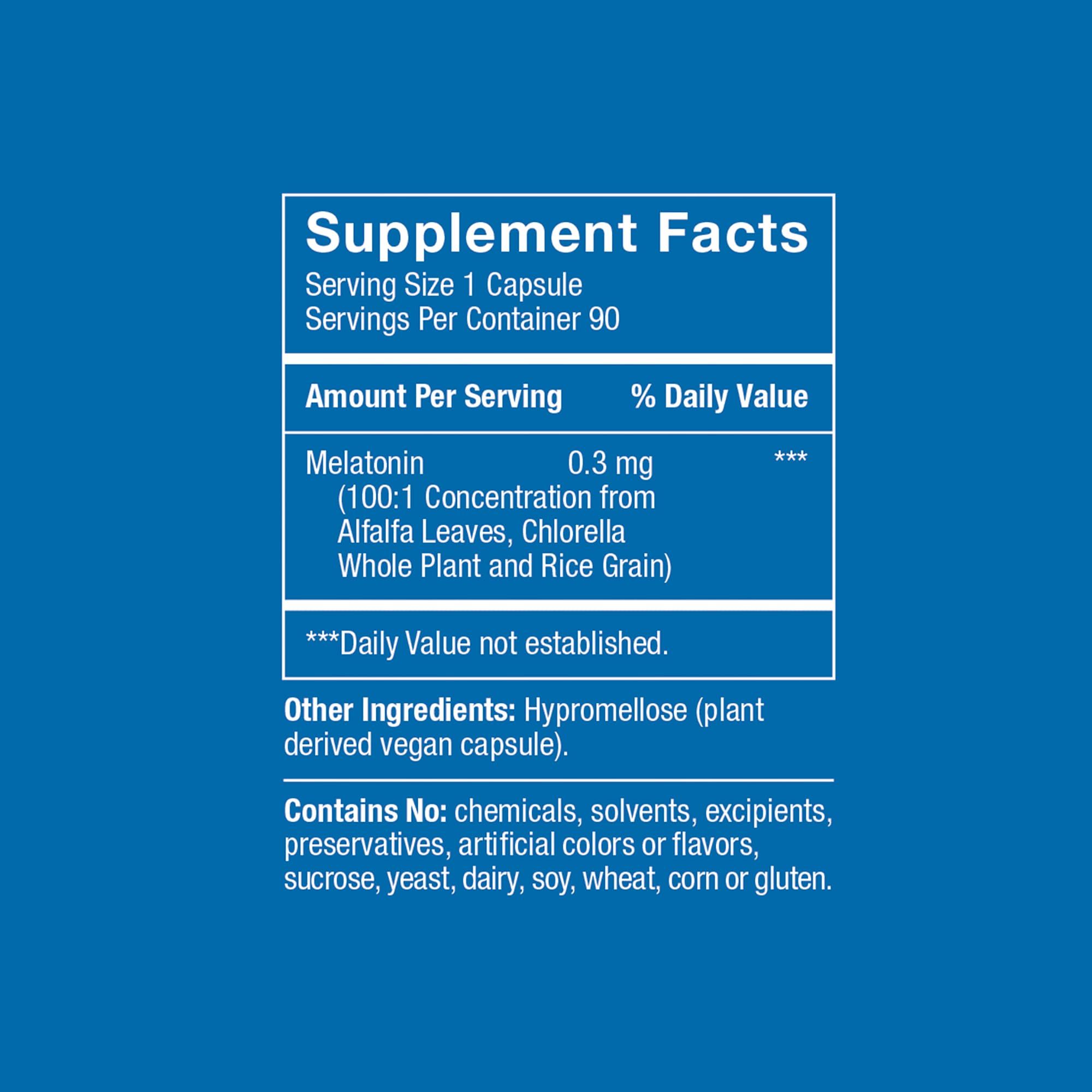 Herbatonin Plant-Based Melatonin Supplement packaging