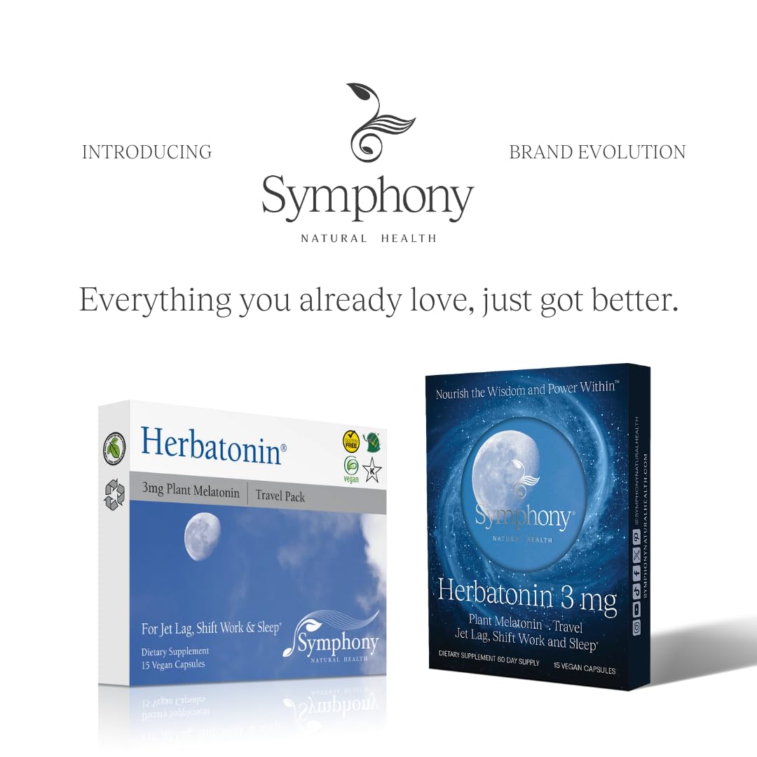 Herbatonin Plant-Based Melatonin Supplement side view