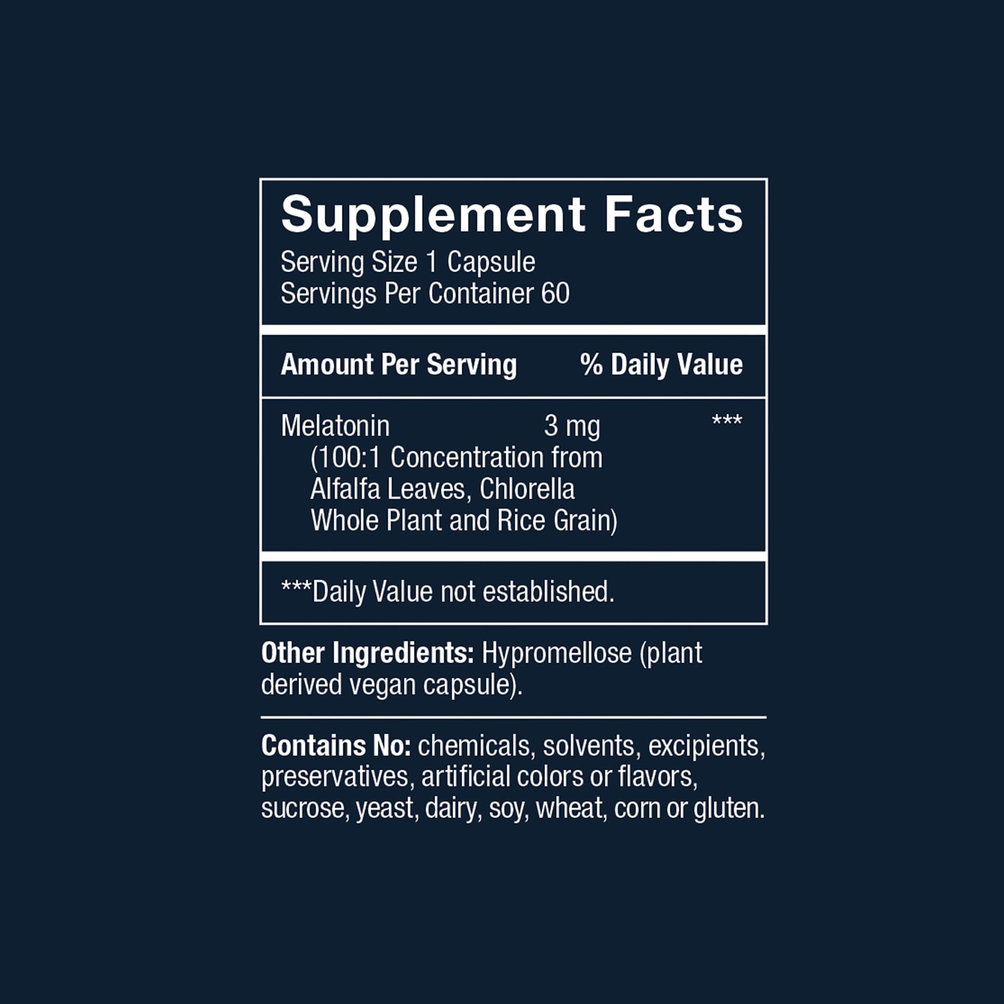 Herbatonin Plant-Based Melatonin Supplement side view