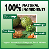 Herbavita 10-in-1 Herbal Blend Liquid Drops on wooden table