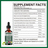Herbavita 10-in-1 Herbal Blend Liquid Drops packaging details