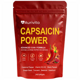 herbies Aurivita Capsaicin Softgels 125g front view