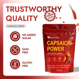 herbies Aurivita Capsaicin Softgels 125g side view