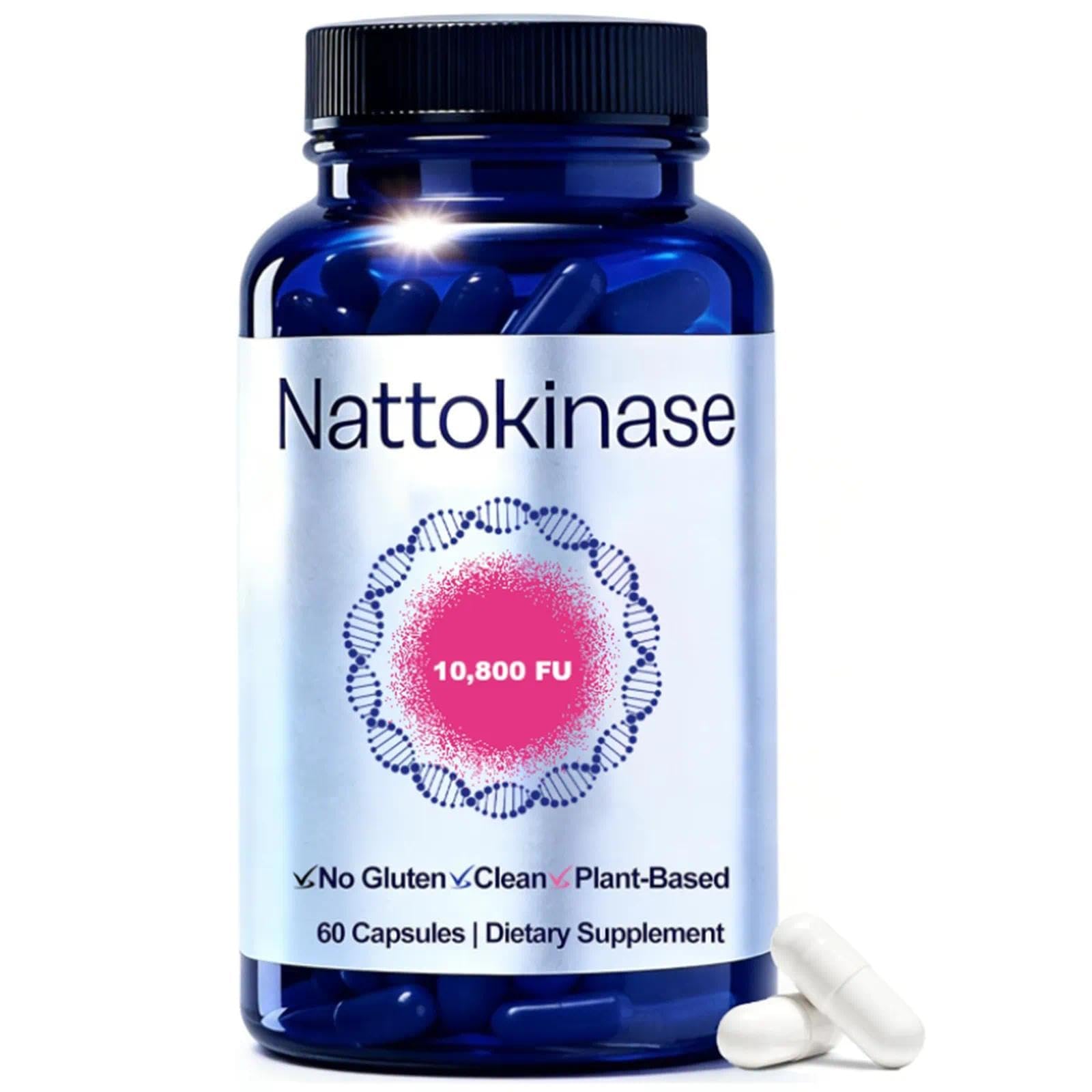 herbies Ultimate Nattokinase 10,800 FU capsules front view