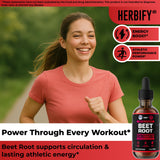HERBIFY Beet Root Liquid Extract 168g side view