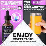 HERBIFY Blue Vervain Tincture 168g with ingredients list