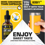 HERBIFY Lion's Mane Mushroom Extract 60ml tincture lifestyle scene