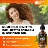 HERBIFY Liquid D3 K2 Drops packaging
