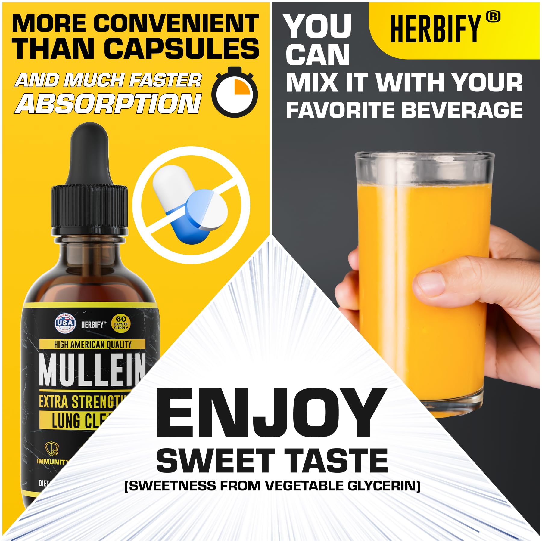 HERBIFY Mullein Tincture 113g ingredients list